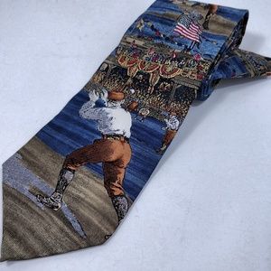 Tango Silk Tie Americana Series You're Out 1886